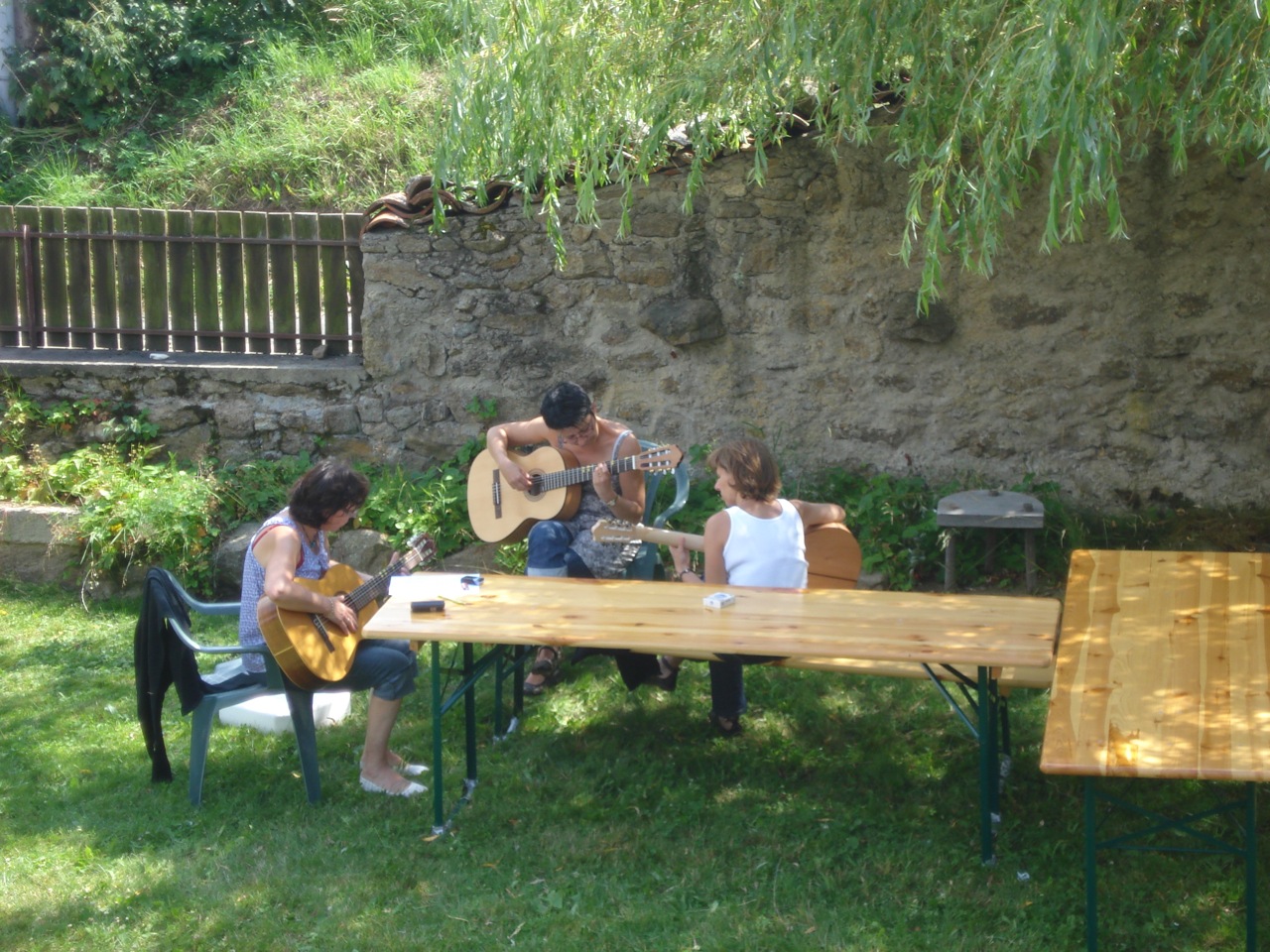 trio sous le saule